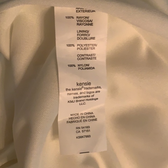 NWT Kenzie Open Back Lace Ivory Dress - Picture 9 of 10